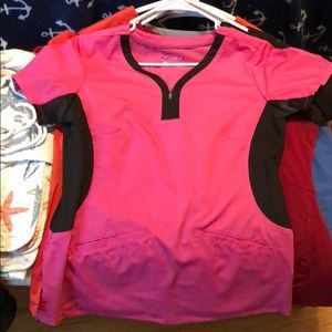 Pink Healing Hands size Large Scrub top!